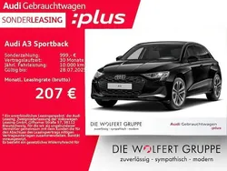Mythosschwarz metallic Gebraucht 2024 Audi A3 Advanced Plus Limousine | 32.300 € (Etwas zu teuer)