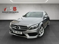 Silber Gebraucht 2016 Mercedes C250 AMG line Limousine | 24.499 € (Fairer Preis)