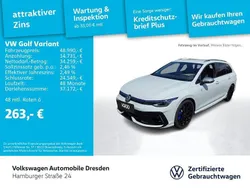 Pure white Gebraucht 2024 VW Golf VIII R Kombi | 48.990 € (Etwas zu teuer)