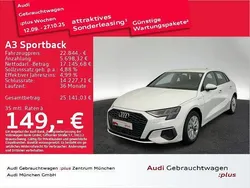 Ibisweiß Gebraucht 2022 Audi A3 Sportback e-tron Performance Limousine | 22.745 € (Guter Preis)