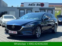 Deep crystal blue Gebraucht 2019 Mazda 6 Sports-Line Kombi | 17.900 € (Fairer Preis)
