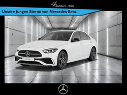 Weiß Gebraucht 2024 Mercedes C300 AMG Limousine | 53.499 € (Teuer)