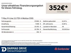Schwarz Gebraucht 2024 VW T-Roc R-line SUV | 37.990 € (Teuer)