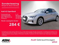 Florettsilber metallic Gebraucht 2024 Audi A3 Advanced Plus Limousine | 34.430 € (Guter Preis)