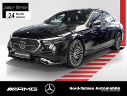 Metalliclack obsidianschwarz Gebraucht 2024 Mercedes E200 AMG Limousine | 55.490 € (Fairer Preis)