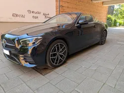 Schwarz Gebraucht 2022 Mercedes E220 AMG line Cabrio | 49.900 € (Fairer Preis)