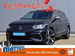 Schwarz (deep black perleffekt) Gebraucht 2021 VW Tiguan Allspace R-line SUV | 35.979 € (Teuer)