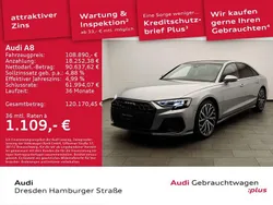 Florettsilber metallic Neu 2024 Audi A8 Ambiente Limousine | 108.890 €