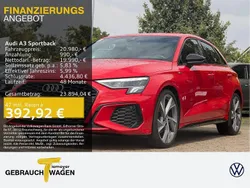 Rot Gebraucht 2020 Audi A3 Sportback S-Line Limousine | 20.980 € (Guter Preis)