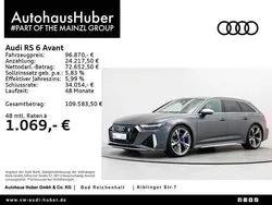 Grau Gebraucht 2021 Audi RS6 Ambiente Kombi | 96.870 €