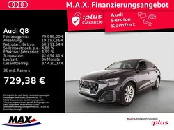 Mythosschwarz metallic Gebraucht 2024 Audi Q8 Ambiente SUV | 79.989 € (Fairer Preis)