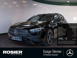 Schwarz / nachtschwarz Gebraucht 2024 Mercedes A200 Advanced Plus Limousine | 32.255 € (Fairer Preis)