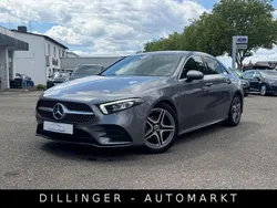 Mountaingrau met. Gebraucht 2019 Mercedes A180 AMG line Limousine | 22.640 € (Guter Preis)