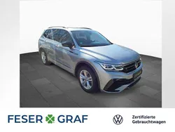 Pyritsilber metallic Gebraucht 2024 VW Tiguan Allspace R-line SUV | 47.790 € (Fairer Preis)