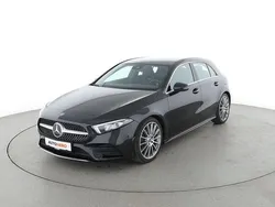 Schwarz Gebraucht 2018 Mercedes A200 AMG line Limousine | 24.770 € (Fairer Preis)
