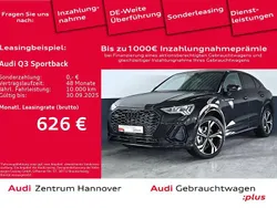 Mythosschwarz metallic Gebraucht 2024 Audi Q3 Sportback S-Line SUV | 50.990 € (Teuer)