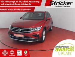 Kings red metallic (metallic) Gebraucht 2021 VW Tiguan Elegance SUV | 19.949 € (Superpreis)