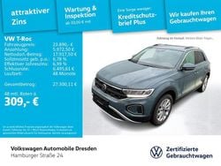 Grau Gebraucht 2023 VW T-Roc Life SUV | 23.890 € (Guter Preis)