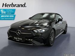 Metalliclack obsidianschwarz Gebraucht 2024 Mercedes CLE200 AMG Cabrio | 54.880 €