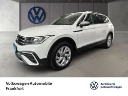 Pure white Gebraucht 2022 VW Tiguan Allspace Life SUV | 33.880 € (Guter Preis)
