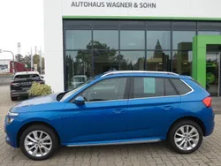 Blau Gebraucht 2022 Skoda Kamiq Style SUV | 22.490 € (Etwas zu teuer)