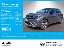 Rauchgrau metallic Gebraucht 2025 VW T-Cross Goal SUV | 26.690 € (Superpreis)