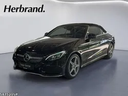 Schwarz Gebraucht 2018 Mercedes C300 AMG line Cabrio | 31.490 € (Fairer Preis)
