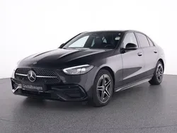 Metalliclack obsidianschwarz Gebraucht 2024 Mercedes C300e AMG Limousine | 50.990 € (Superpreis)