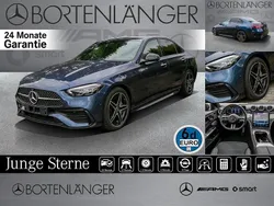 Blau Gebraucht 2024 Mercedes C180 AMG Limousine | 45.998 €
