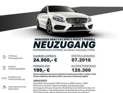Weiß Gebraucht 2016 Mercedes C43 AMG AMG Limousine | 24.900 € (Superpreis)