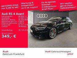 Mythosschwarz metallic Gebraucht 2022 Audi RS4 Ambiente Kombi | 68.850 € (Fairer Preis)