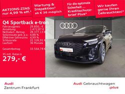 Mythosschwarz metallic Gebraucht 2022 Audi Q4 Sportback e-tron Sport SUV | 29.850 € (Fairer Preis)