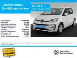 Weiss / pure white Gebraucht 2022 VW up! Kleinwagen | 11.993 € (Fairer Preis)