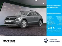 Grau / indiumgrau (metallic) Gebraucht 2021 VW T-Roc Style SUV | 19.270 € (Fairer Preis)