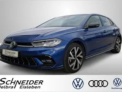 Reef blue (metallic) Gebraucht 2024 VW Polo R-line Limousine | 24.380 € (Teuer)