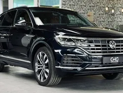 Moonlight blue perleffekt Gebraucht 2019 VW Touareg Atmosphere SUV | 47.990 € (Superpreis)