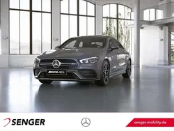 Lack mountaingrau Gebraucht 2021 Mercedes CLA35 AMG AMG Coupé | 41.990 € (Fairer Preis)