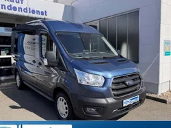 Chromablau metallic Gebraucht 2021 Ford Transit Trend Kombi | 36.290 € (Teuer)