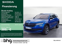 Raceblau metallic Gebraucht 2021 Skoda Kodiaq SportLine SUV | 34.530 € (Fairer Preis)