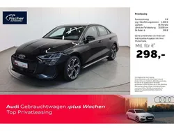 Schwarz Gebraucht 2024 Audi A3 S-Line Limousine | 33.980 € (Guter Preis)