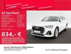 Gletscherweiß metallic Gebraucht 2022 Audi Q3 S-Line SUV | 37.482 € (Etwas zu teuer)