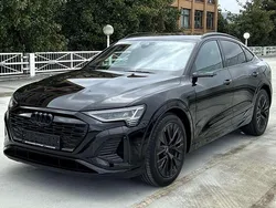 Mythosschwarz metallic Gebraucht 2023 Audi Q8 e-tron S-Line SUV | 58.900 € (Fairer Preis)