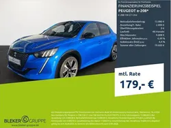 Blau Gebraucht 2020 Peugeot e-208 Allure GT-Line Kleinwagen | 15.380 € (Fairer Preis)