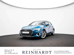 Atollblau metallic Gebraucht 2022 Audi A3 Sportback e-tron Advanced Plus Limousine | 24.285 € (Fairer Preis)
