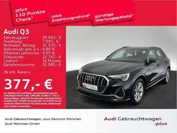 Mythosschwarz metallic Gebraucht 2023 Audi Q3 S-Line SUV | 39.963 € (Guter Preis)