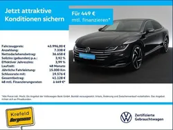 Deep black perleffekt (metallic) Gebraucht 2023 VW Arteon R-line Limousine | 43.996 € (Teuer)