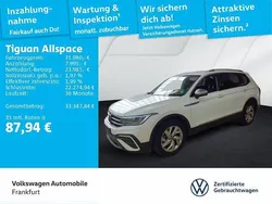 Pure white/pure white Gebraucht 2024 VW Tiguan Allspace Life SUV | 31.980 € (Superpreis)