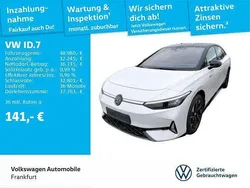 Gletscherweiß metallic/schwarz Gebraucht 2024 VW ID.7 GTX Limousine | 48.980 € (Fairer Preis)