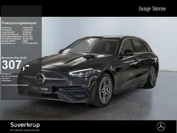 Grau selenitgrau Gebraucht 2023 Mercedes C220 AMG Kombi | 38.580 € (Etwas zu teuer)
