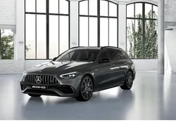 Metalliclack selenitgrau (metallic) Gebraucht 2023 Mercedes C43 AMG AMG Kombi | 57.990 € (Fairer Preis)